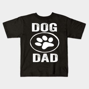 Dog Dad Funny Design Quote Kids T-Shirt